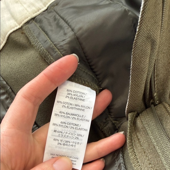 J. Crew women’s slim ankle pants olive green size 6 - Picture 4 of 4